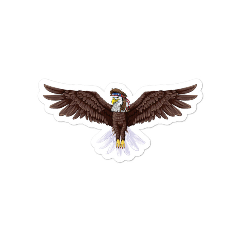 Mullet Eagle Bubble-free stickers