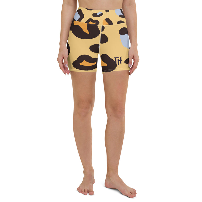 Flintstones Yoga Shorts