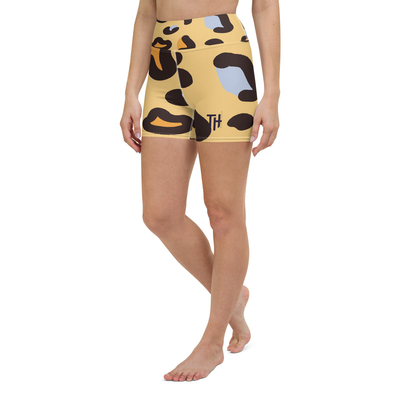 Flintstones Yoga Shorts