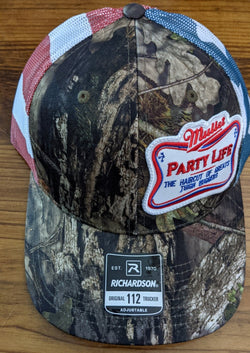Mullet Party Life Camo Hat Hugger