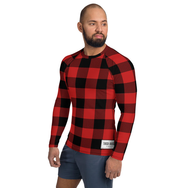 Bison Rash Guard Basic Buffalo Men's Rash Guard – thighhuggers