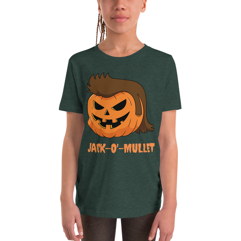 Pumpkin Mullet Youth Short Sleeve T-Shirt