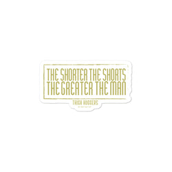 Greater the Man Bubble-free stickers