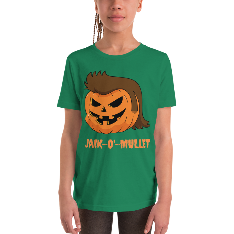 Pumpkin Mullet Youth Short Sleeve T-Shirt