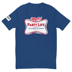 Colored Mullet Party Life Short Sleeve T-shirt
