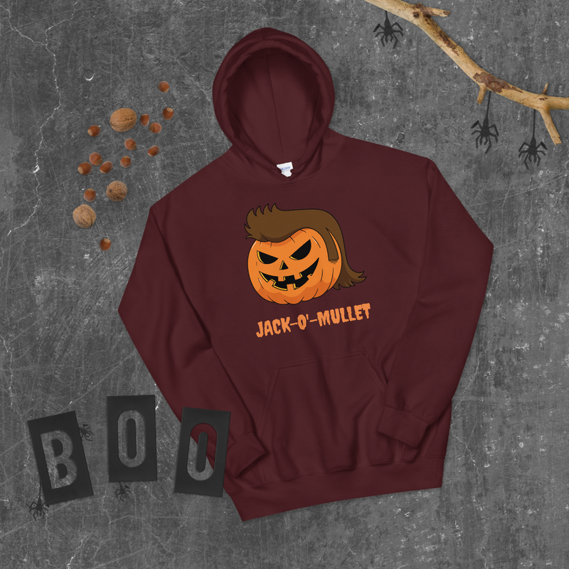 Pumpkin Mullet Unisex Hoodie