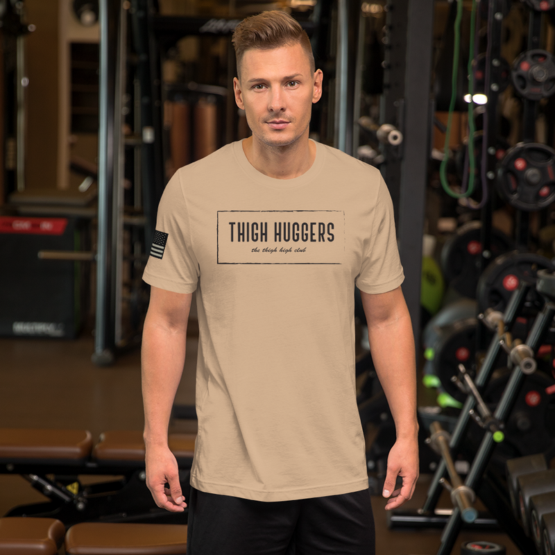 Thigh Huggers Logo Short-Sleeve Unisex T-Shirt